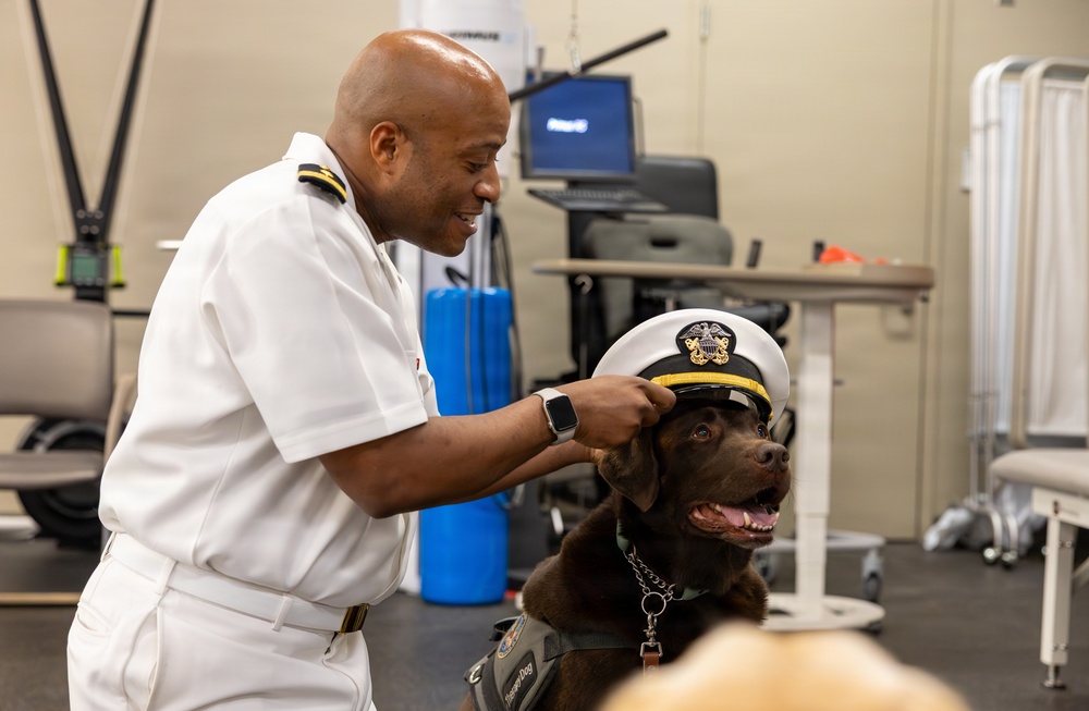Sailors tour New Orleans VA Medical Center