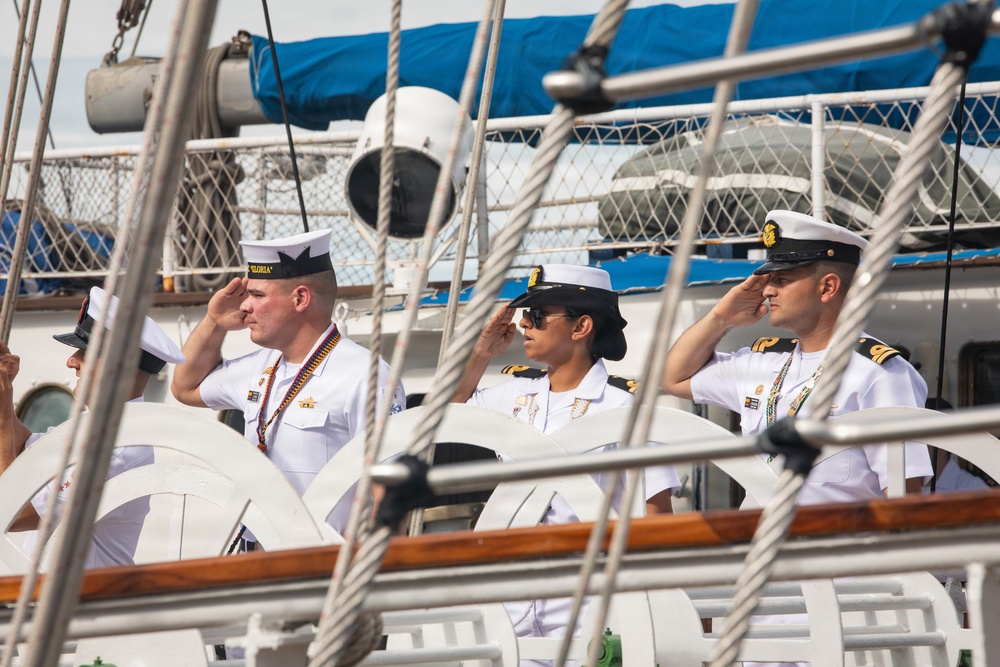 U.S. Service Members, Family Members and Foreign Military Celebrate Sail 250 in New Orleans