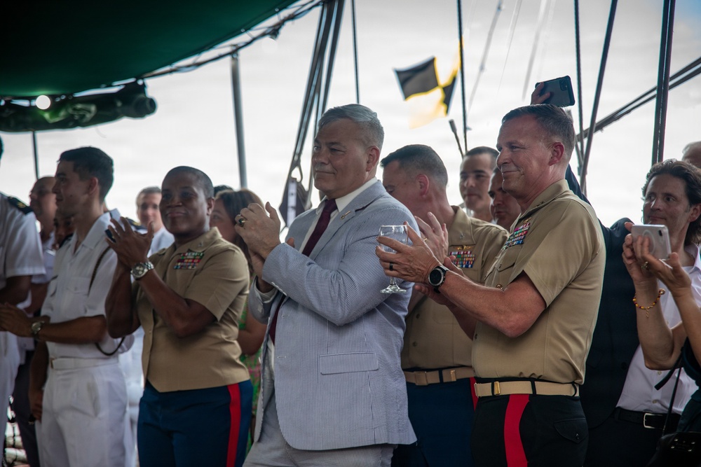 U.S. Service Members, Family Members and Foreign Military Celebrate Sail 250 in New Orleans