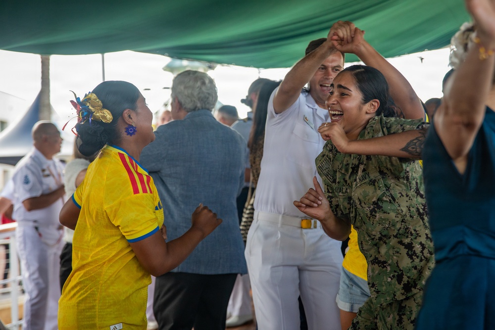 U.S. Service Members, Family Members and Foreign Military Celebrate Sail 250 in New Orleans