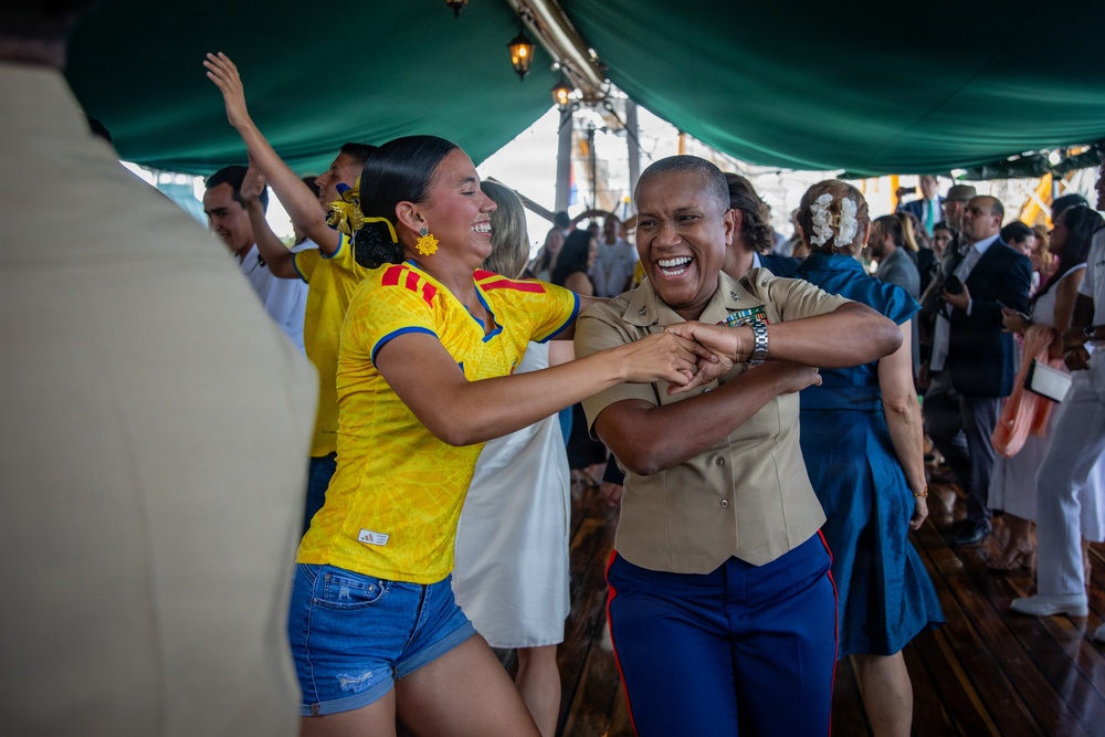 U.S. Service Members, Family Members and Foreign Military Celebrate Sail 250 in New Orleans