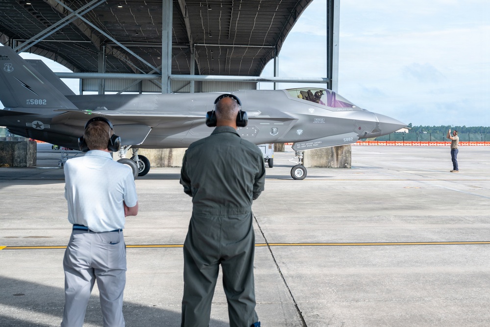 Sen. Moody's Military Legislative Advisor Visits Florida Guard's 125th Fighter Wing