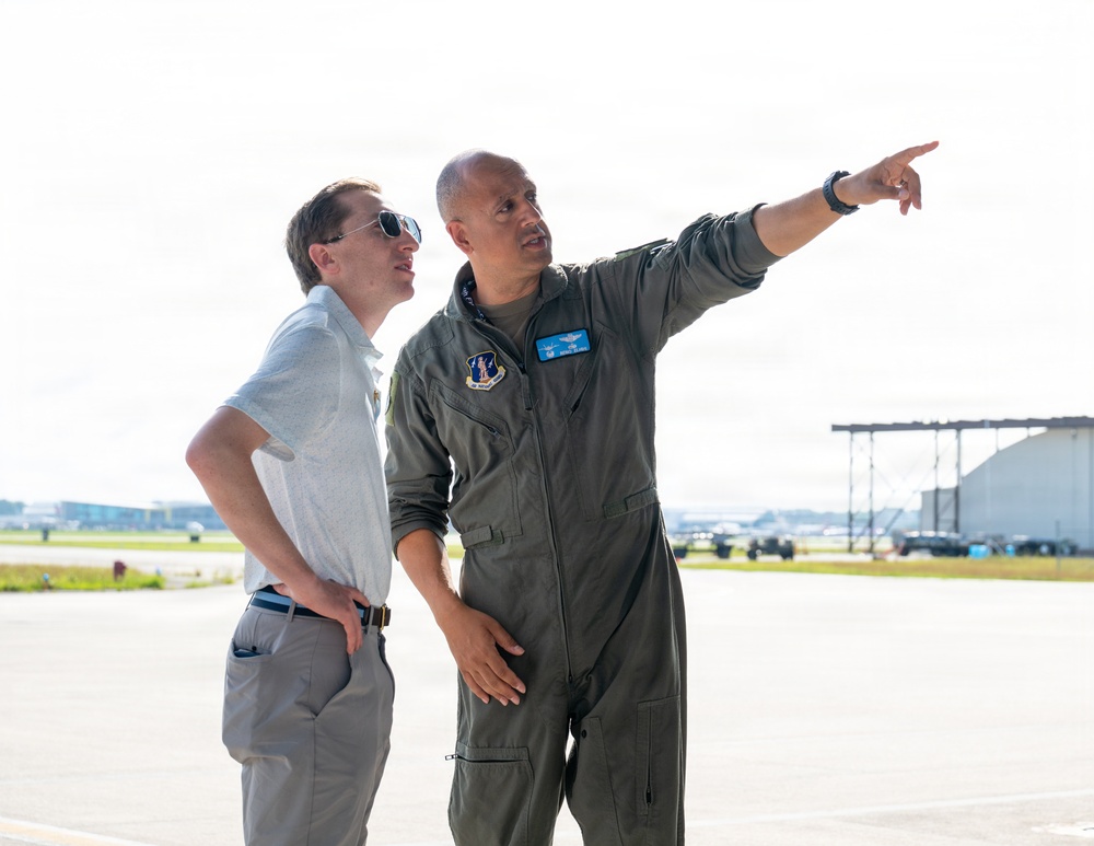 Sen. Moody's Military Legislative Advisor Visits Florida Guard's 125th Fighter Wing