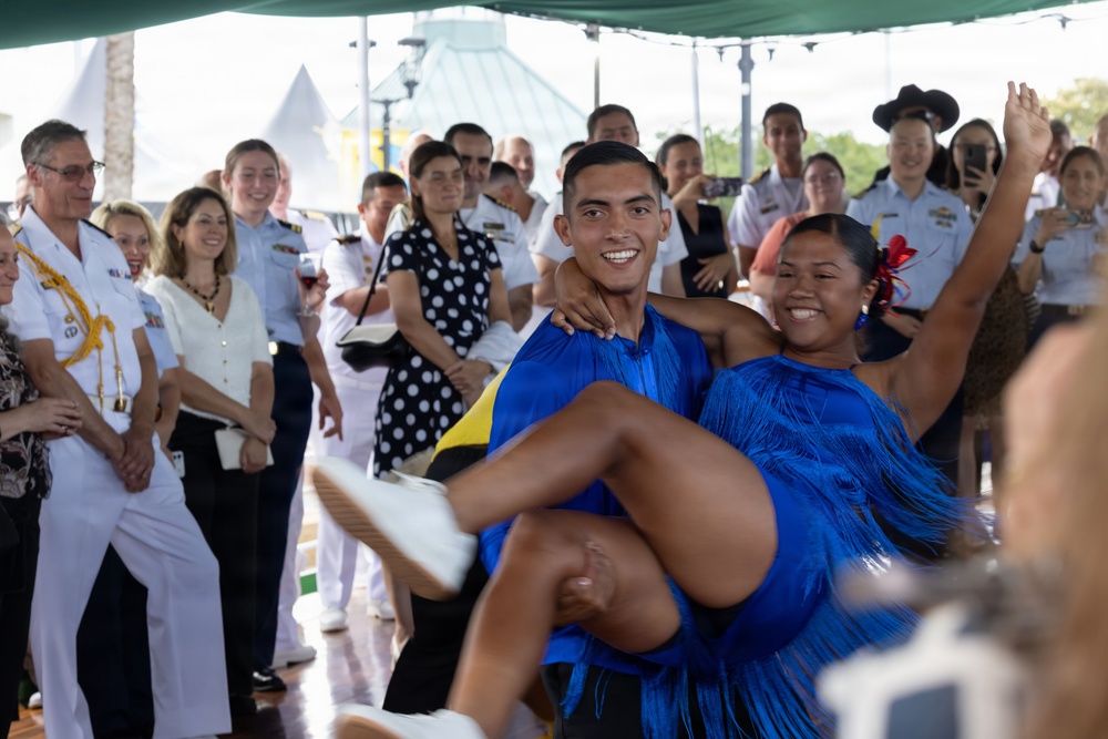 U.S. Service Members, Family Members and Foreign Military Celebrate Sail 250 in New Orleans