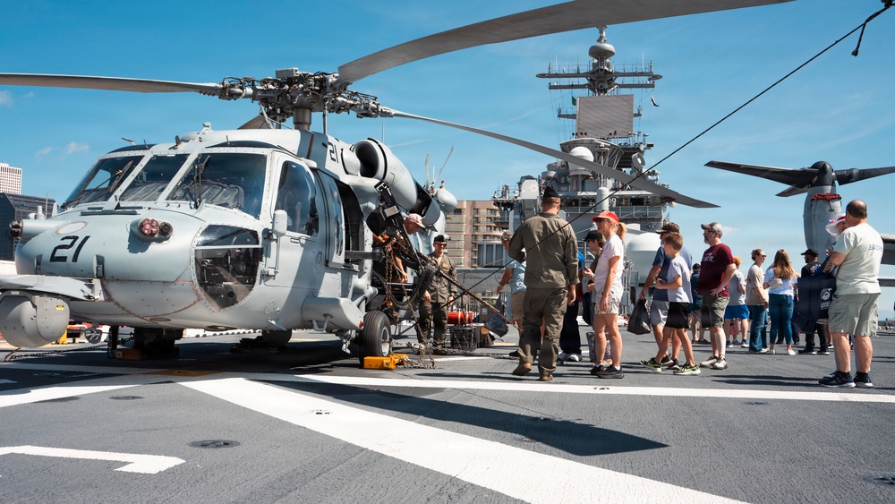 USS Kearsarge Host Ship Tours During Sail 250 New Orleans