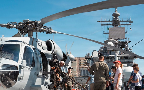 USS Kearsarge Host Ship Tours During Sail 250 New Orleans