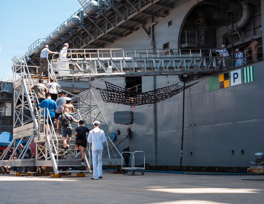 USS Kearsarge Host Ship Tours During Sail 250 New Orleans