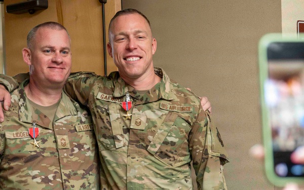 92nd AMXS Airmen receive Bronze Stars for combat heroism