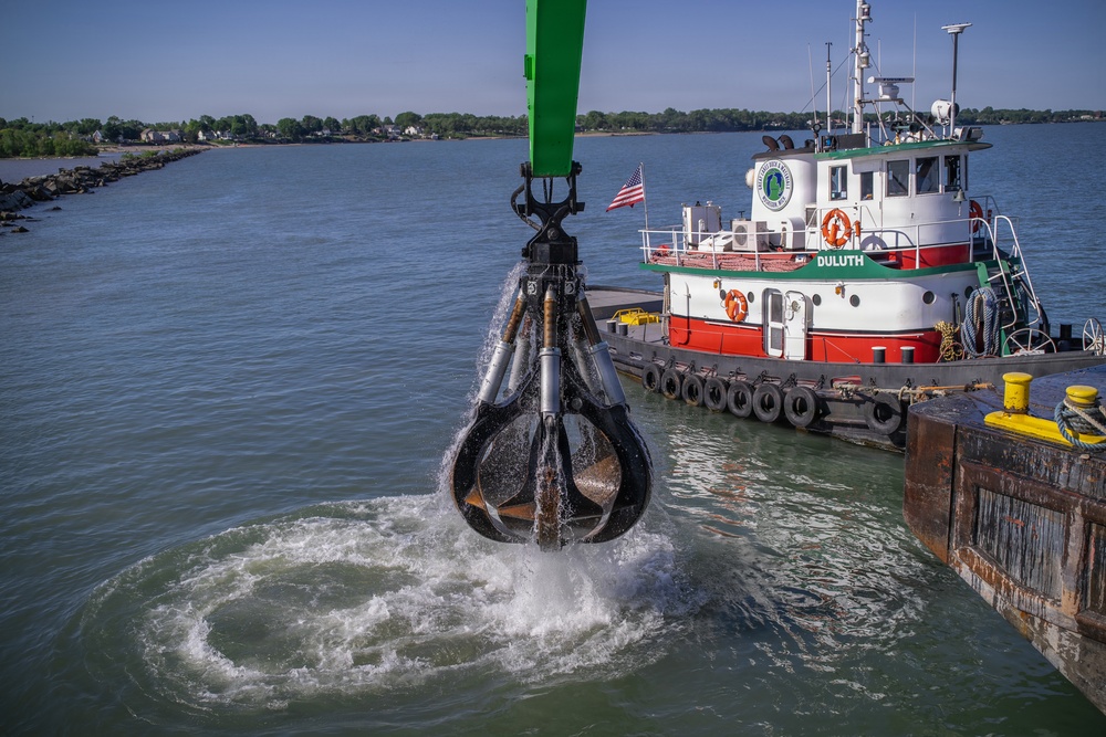 Repairing Lorain West Breakwater