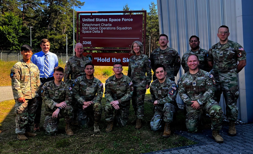U.S. Space Forces - Space leaders visit 53rd SOPS Detachment 3
