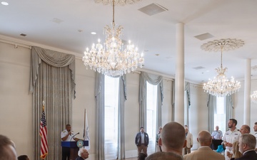 USCG Hosts Sail 250 Reception at Gallier Hall
