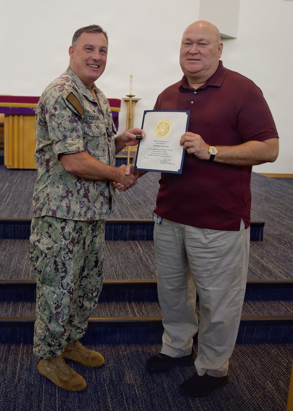 CNRH Civilians Mark Federal Service Milestones, Share Career Advice