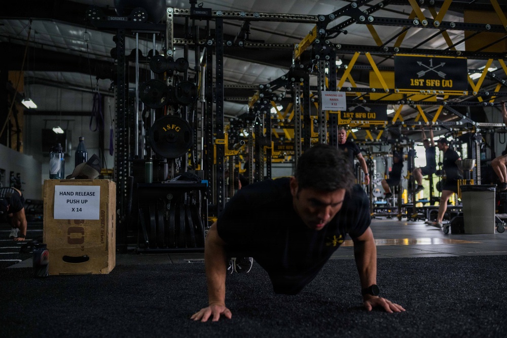 1st Special Forces Group (Airborne) conducts May Fallen Warriors Workout