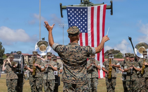 1st MARDIV holds change of command ceremony