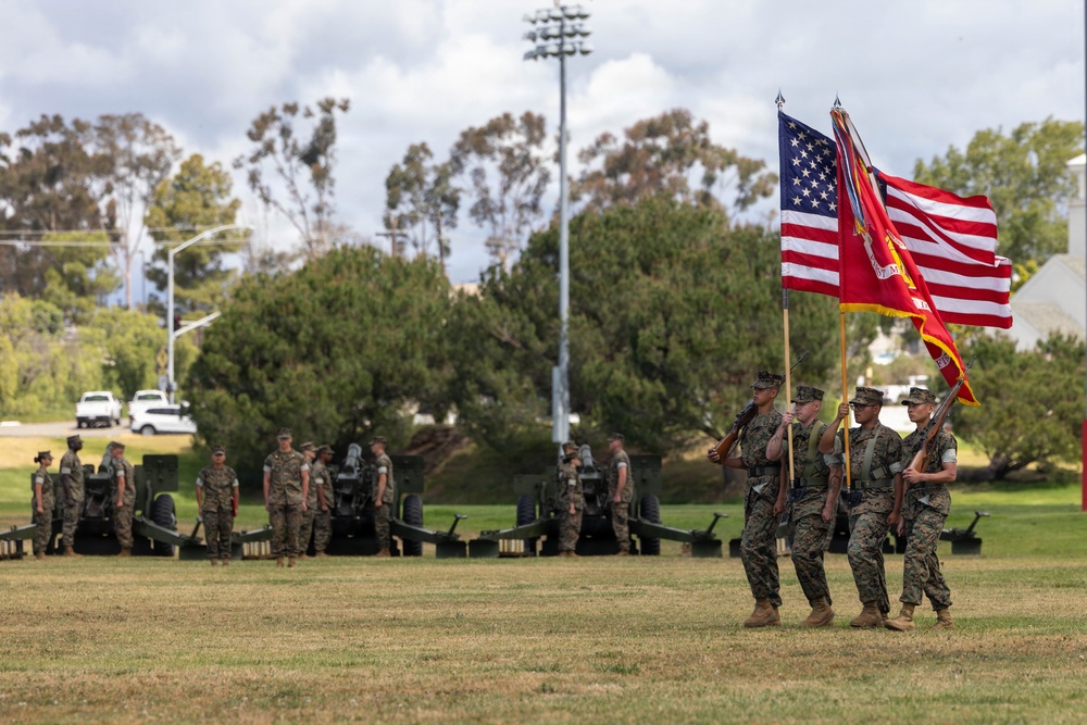 1st MARDIV holds change of command ceremony