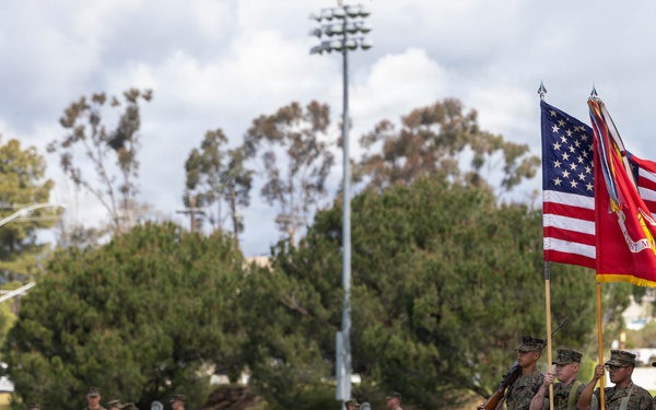 1st MARDIV holds change of command ceremony