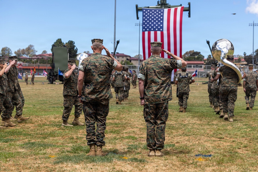 1st MARDIV holds change of command ceremony