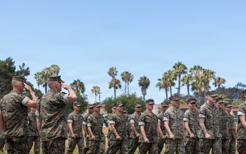 1st MARDIV holds change of command ceremony