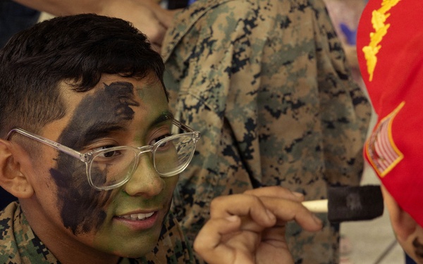 Service Members Visit Children at Manning Family Children’s Hospital