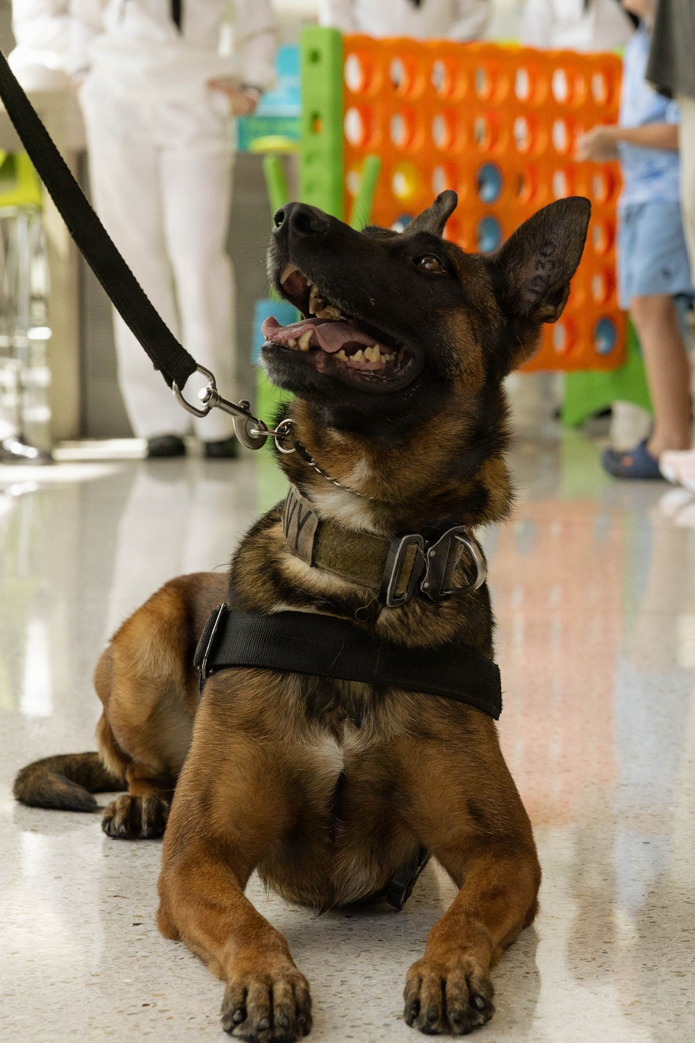 Service Members Visit Children at Manning Family Children’s Hospital