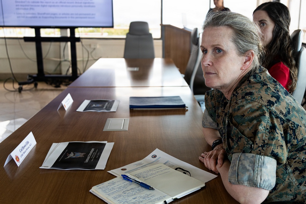 Marine Corps History Division Visits MCBH