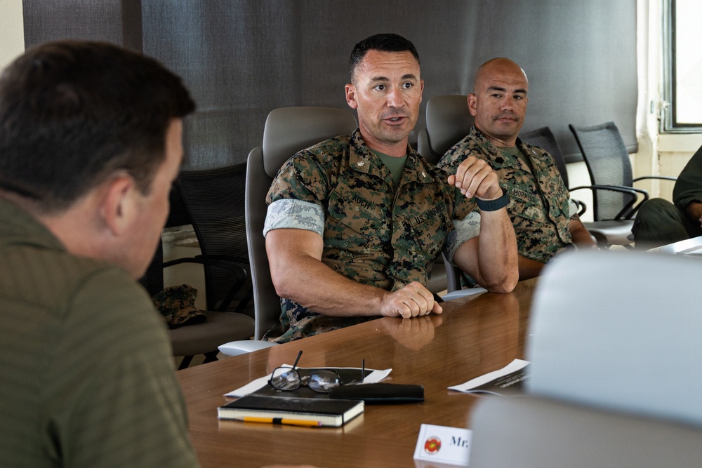 Marine Corps History Division Visits MCBH