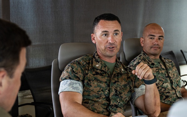 Marine Corps History Division Visits MCBH