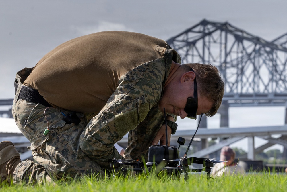 U.S. Marines Demonstrate Static Displays in New Orleans