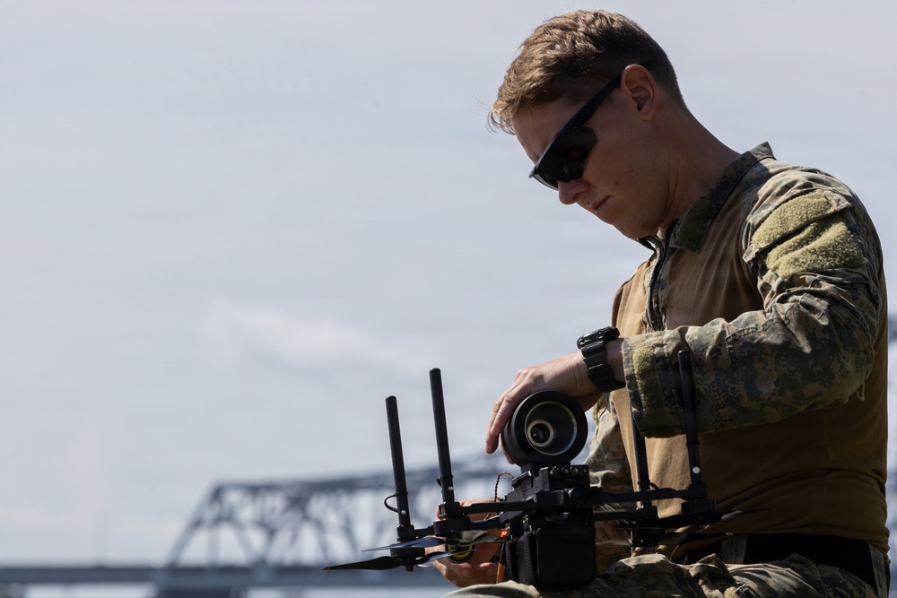 U.S. Marines Demonstrate Static Displays in New Orleans