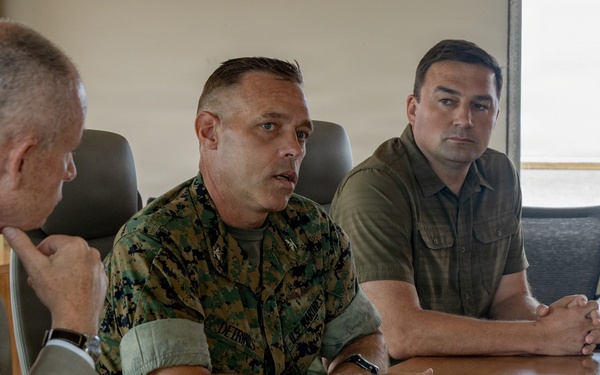 Marine Corps History Division Visits MCBH