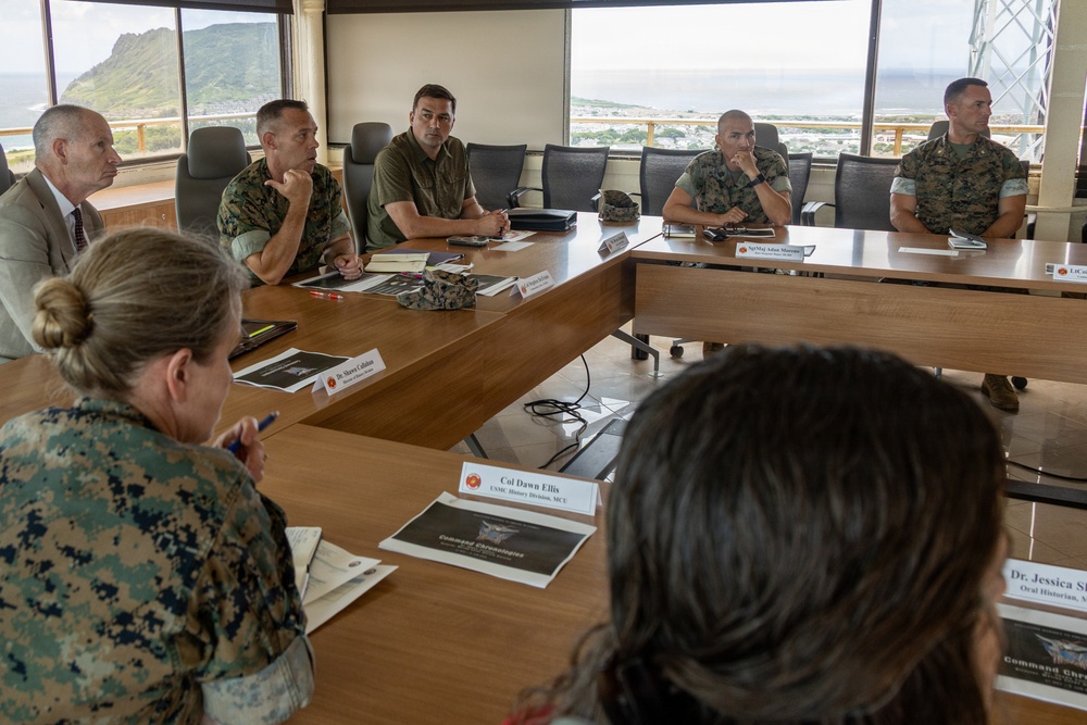Marine Corps History Division Visits MCBH