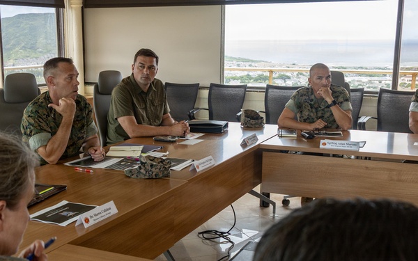 Marine Corps History Division Visits MCBH