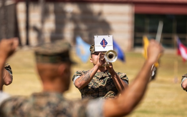 1st MARDIV holds change of command ceremony