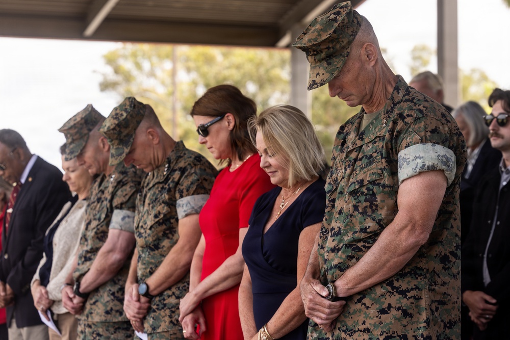 1st MARDIV holds change of command ceremony