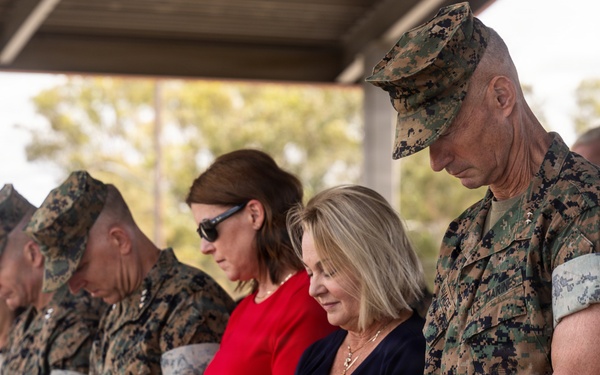1st MARDIV holds change of command ceremony