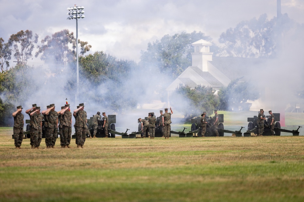 1st MARDIV holds change of command ceremony