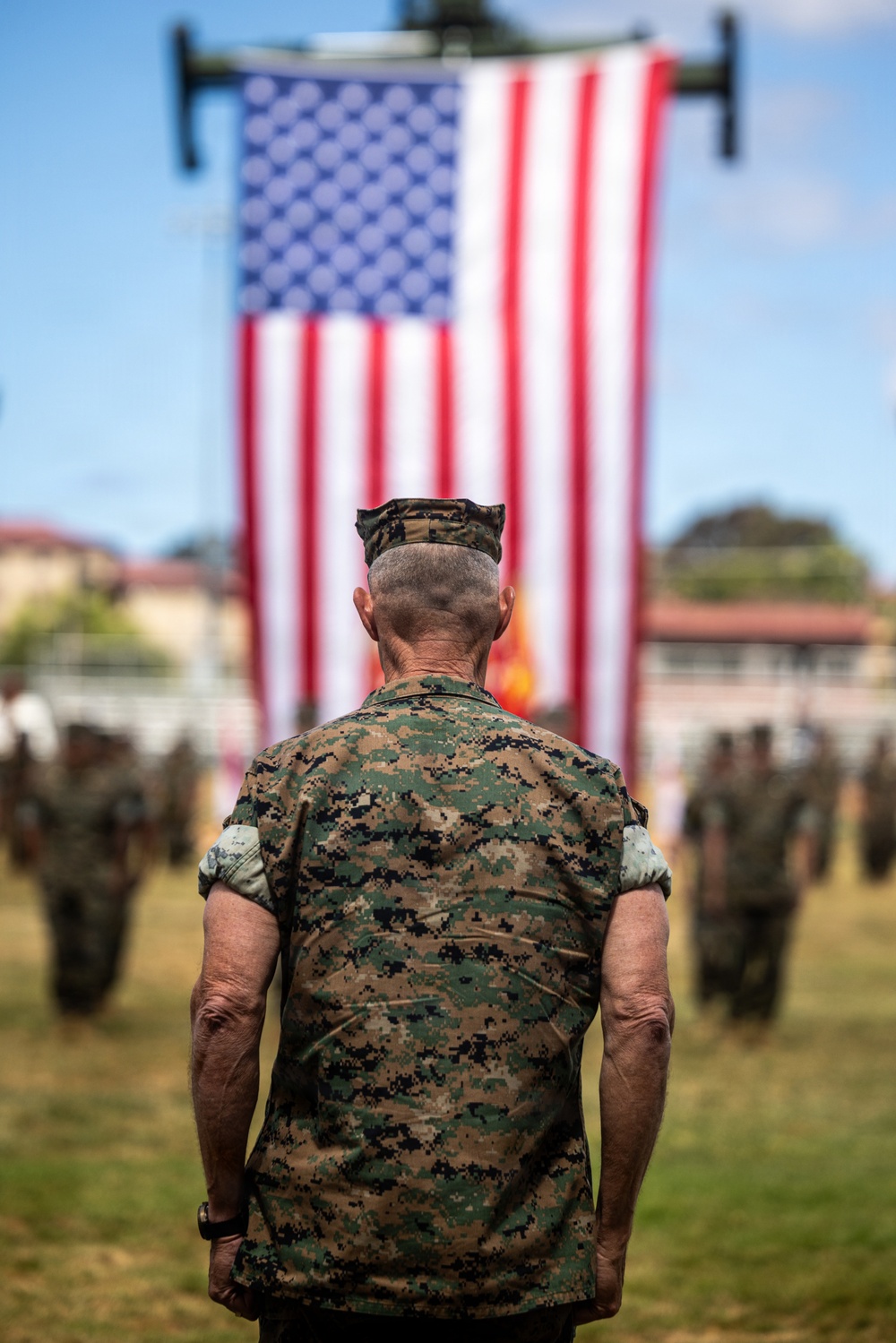 1st MARDIV holds change of command ceremony