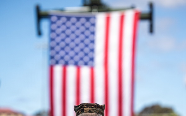 1st MARDIV holds change of command ceremony