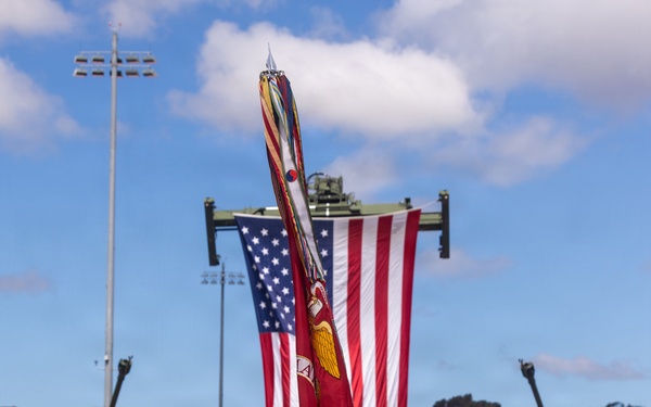 1st MARDIV holds change of command ceremony
