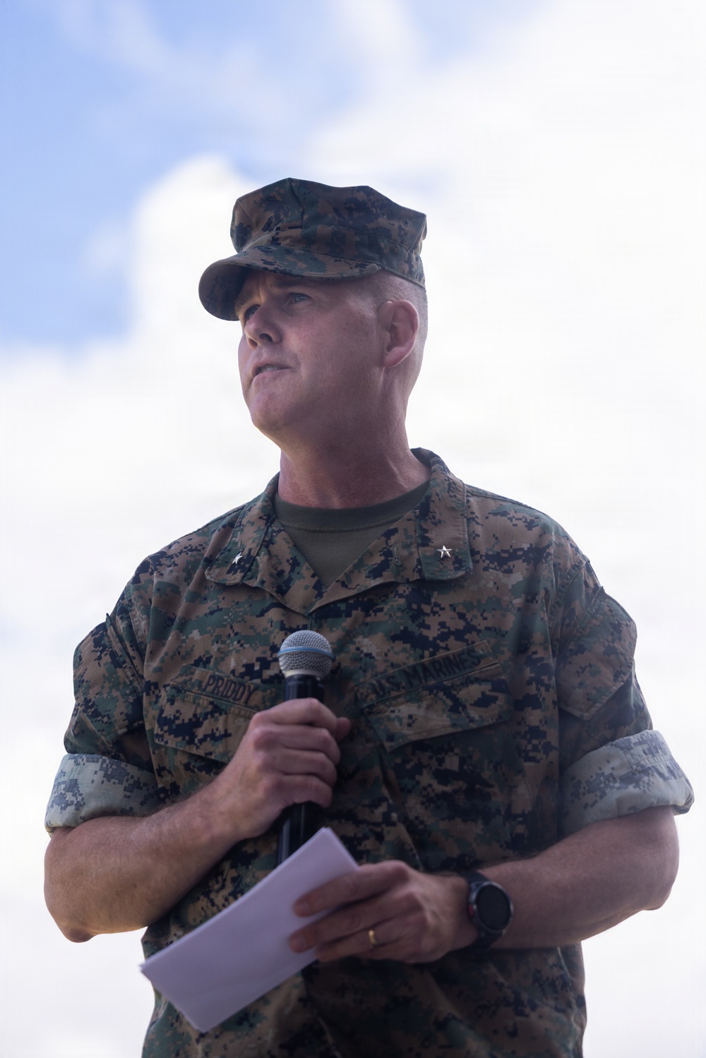 1st MARDIV holds change of command ceremony