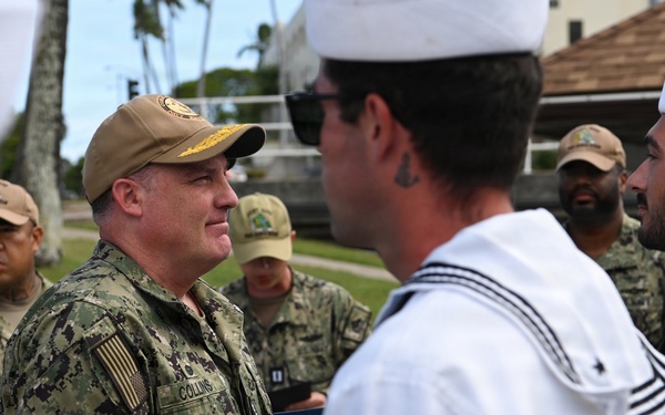 USS Arizona Boat Detachment Sailors Earn Navy Ceremonial Duty Ribbon