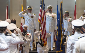 Navy Public Affairs Command Holds Change of Command and Retirement Ceremony