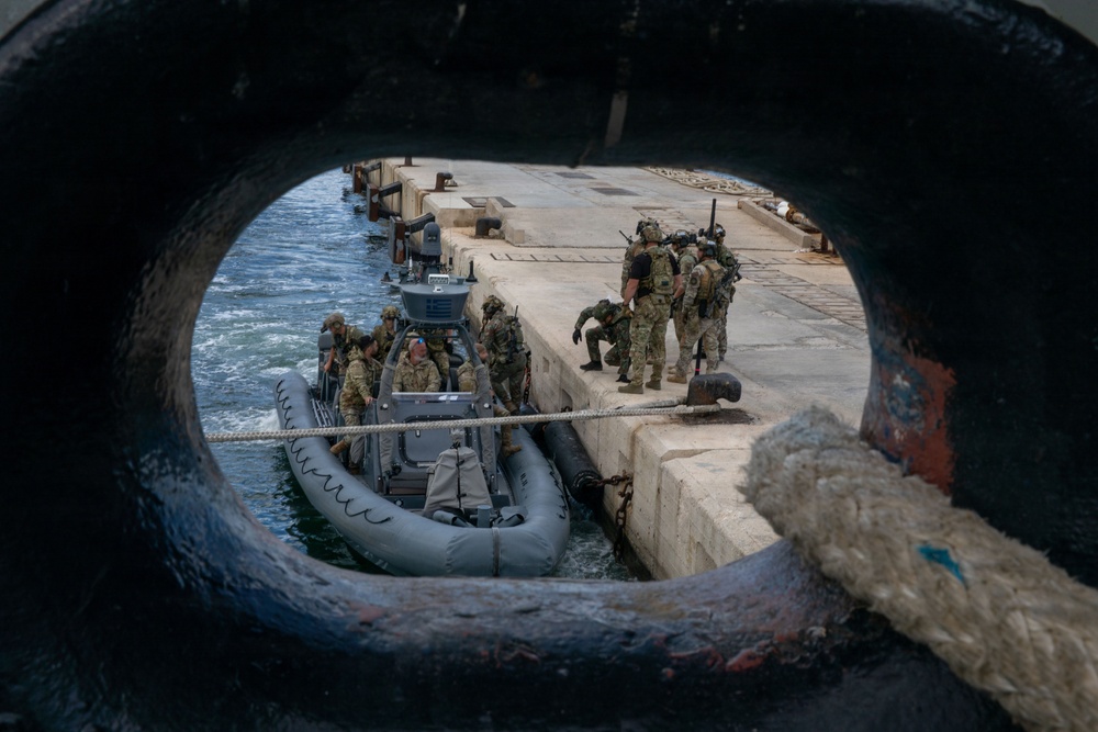 NATO special operations teams visit, board, search and seizure