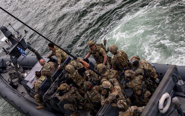 NATO special operations teams visit, board, search and seizure