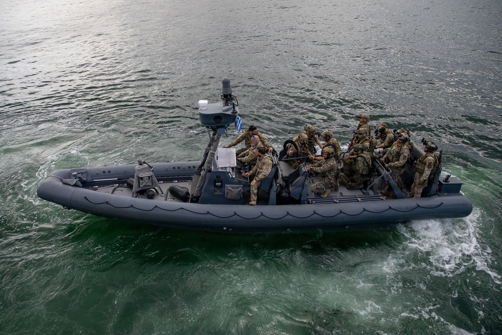 NATO special operations teams visit, board, search and seizure