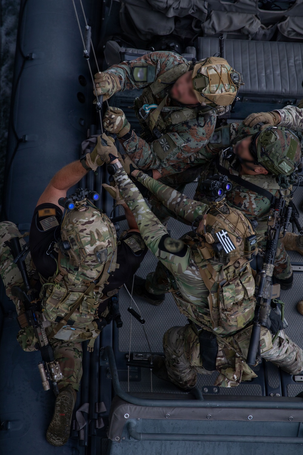 NATO special operations teams visit, board, search and seizure