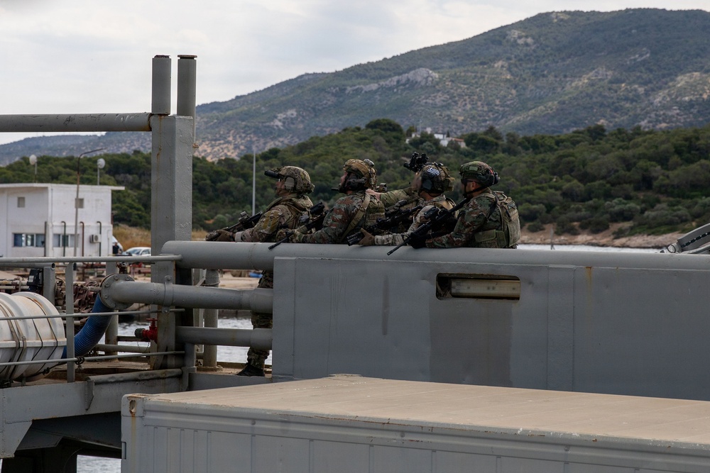 NATO special operations teams visit, board, search and seizure
