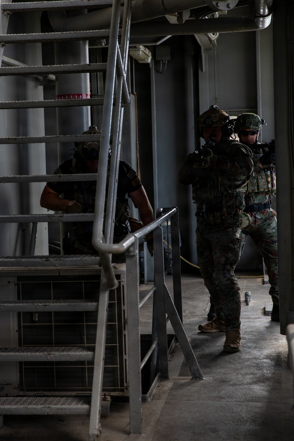 NATO special operations teams visit, board, search and seizure