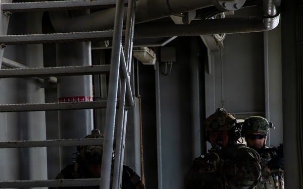 NATO special operations teams visit, board, search and seizure