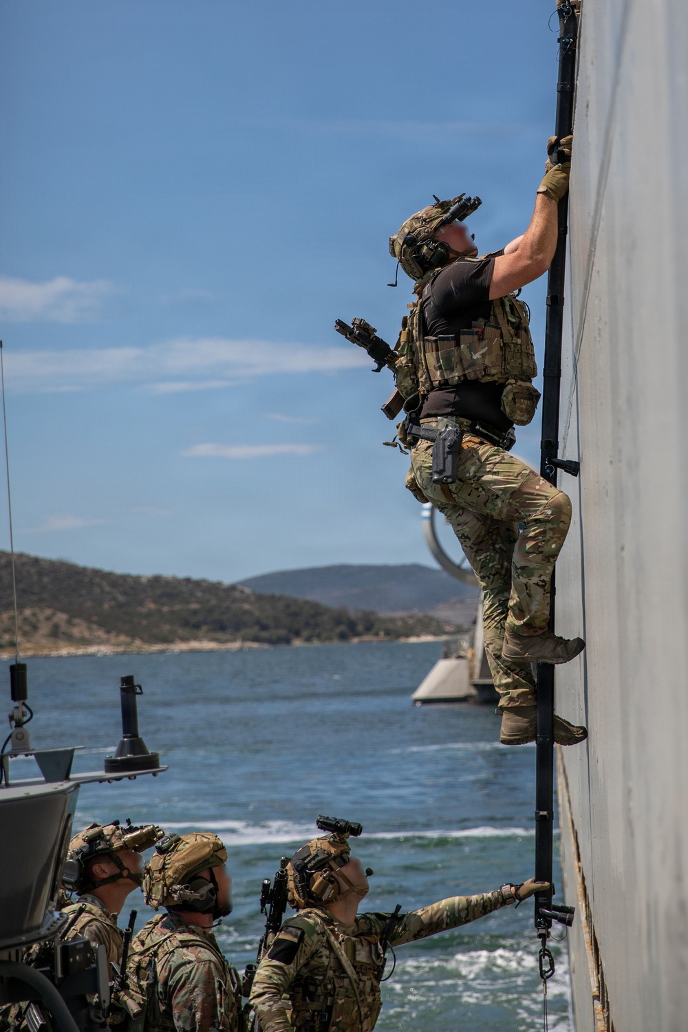 NATO special operations teams visit, board, search and seizure